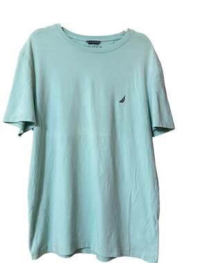 Nautica Performance Tee Shirt Light Green XL